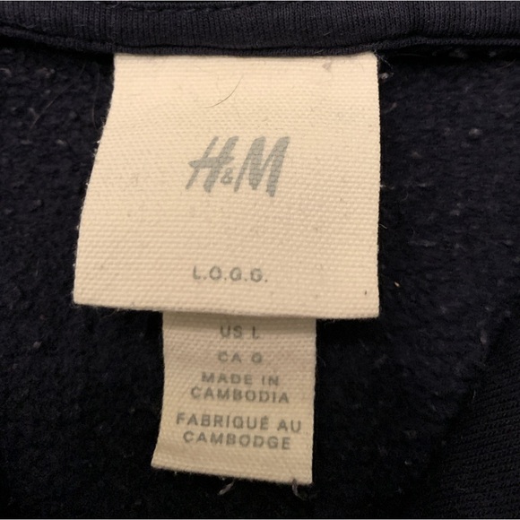 H&M Men’s Navy Blue Sweatshirt - Picture 3 of 3